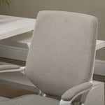Ergonomic Office Chair with Lumbar Support, Adjustable 120kg, Beige