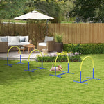 Dog Agility Set, 4-Piece Portable with Carrying Bag, PE & ABS Yellow
