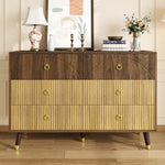 Modern Sideboard Storage Cabinet Chest of Drawers 120x40x81cm Multi-Use