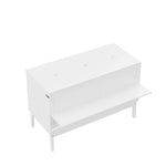 Wall Bed, 140x200 cm, Slatted Frame, White