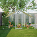 Aviary/Chicken Coop 3x4m Climbing Frame Roof Safety Lock - Metal