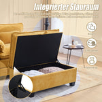 Armchair, Oversized with Footrest & Stool, Velvet