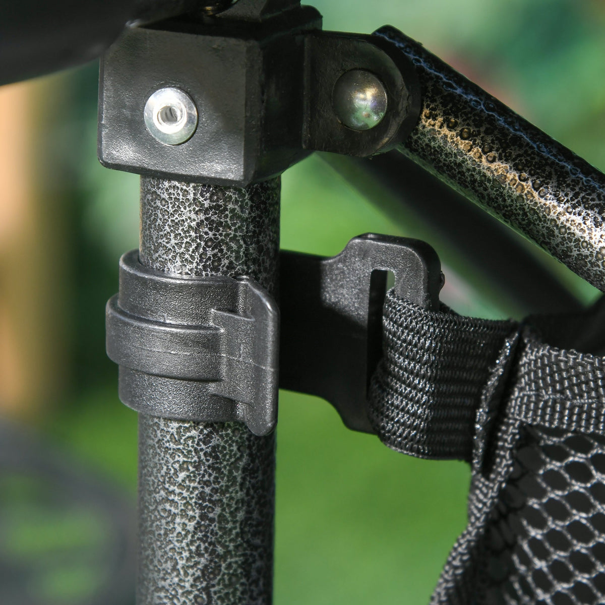 Camping Table Foldable Portable Lightweight Mesh Bag, Aluminum Black