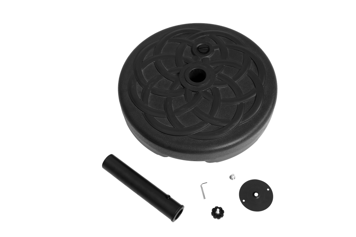 Umbrella Base, Water/Sand Filled, Black