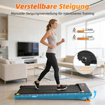 Walking Pad Treadmill, 1-6 km/h Electric 2-in-1 with App and LED Display, Incline Adjustment