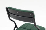 Padded Folding Chairs, 2 Pack with Cushion and Upholstered Seat, Green