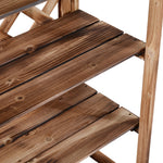 Flower Stand 3-Tier, Indoor & Outdoor, Fir Wood