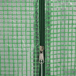 Walk-in Greenhouse, 8 Shelves for Tomatoes Optimal Plant Care, Steel & PE Plastic, Green