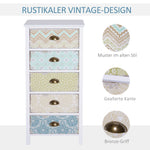 Chest of Drawers, 5 Drawers Anti-Tip, Colorful
