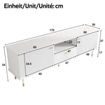 TV Stand with Storage and Cable Management