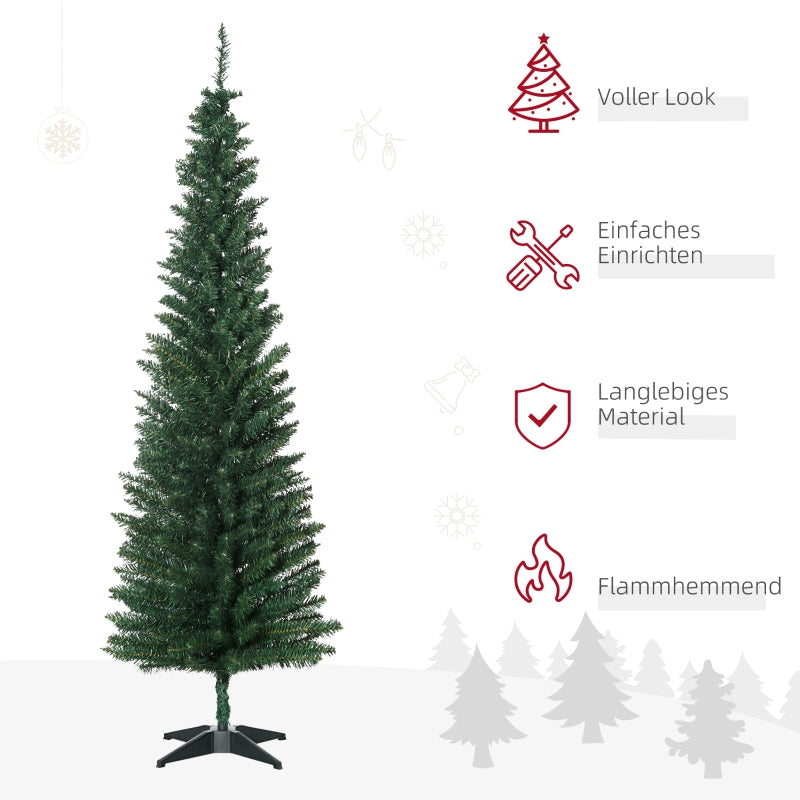 Artificial Christmas Tree with Stand, 1.8m - Green
