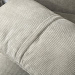 Sofa Bed Fold-Down Adjustable Backrest Velvet Grey