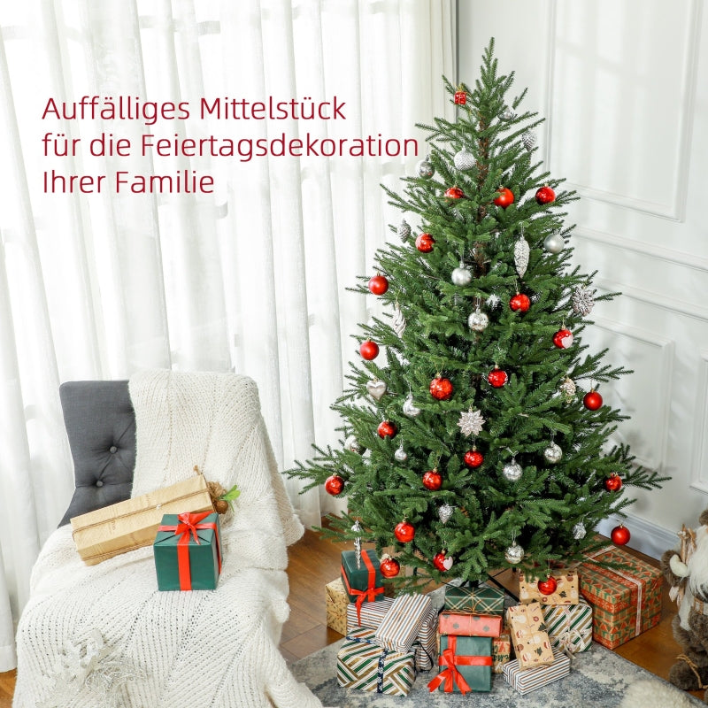 Christmas Tree 183 cm, Realistic, Quick Assembly, Fire-Resistant Plastic