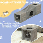 Cat Tunnel, Foldable Sisal Play, Brown+Gray