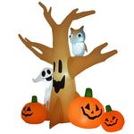 Halloween Inflatable Ghost Decoration, Light-Up 120/240 cm, White