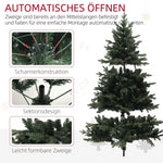 Artificial Christmas Tree, 180cm 1696 Spruce Tips, Green