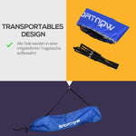 SPORTNOW Badminton Net Set, Foldable & Height-Adjustable for Indoor/Outdoor, Polyester