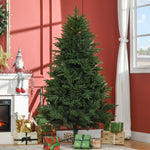 Christmas Tree, Artificial Fir, Realistic, Quick Assembly, Green Plastic