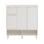 Chest of drawers with adjustable shelves, minimalist home organizer, solid wood