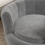 Dog Sofa, Washable Pet Sofa, Wooden Legs, Grey