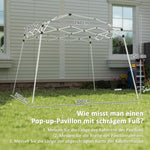 Gazebo Replacement Roof 3x3m, Water-Repellent, Stable, Coffee