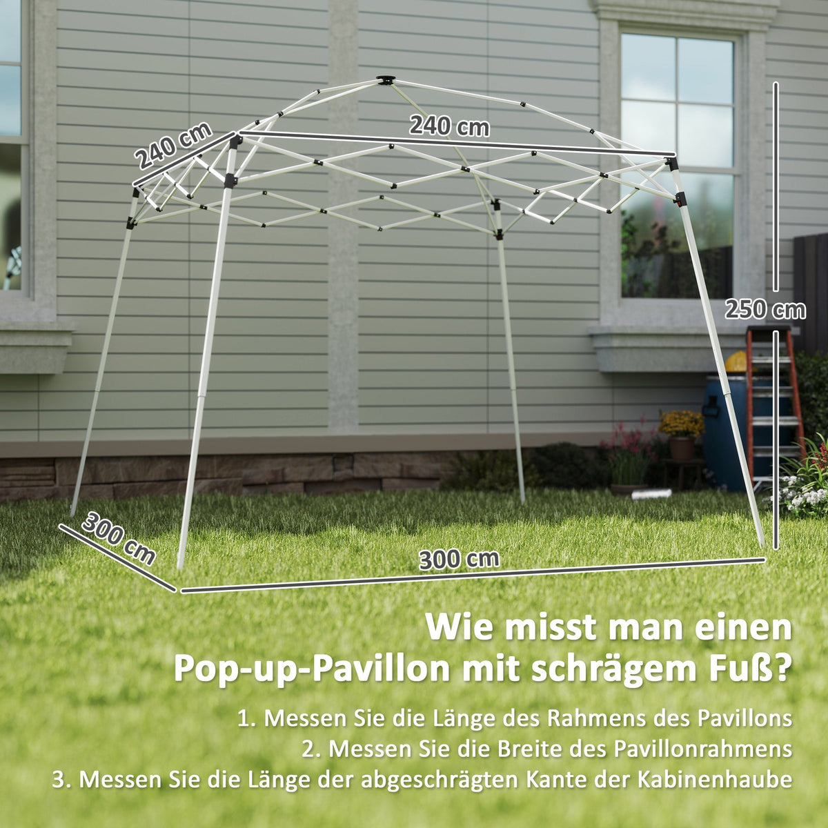 Gazebo Replacement Roof 3x3m, Water-Repellent, Stable, Coffee