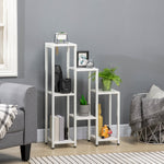 Flower Stand, 7 Tiers, Indoor Outdoor, Steel White