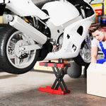 Motorcycle Jack, 500 kg Load, Adjustable Scissor Lift, Metal