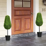 Artificial Boxwood Plants, Teardrop Shape 90cm, Plastic