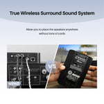 5.1 Compact Wireless Home Cinema System Milan Surround Sound Set WISA Low Latency - Black