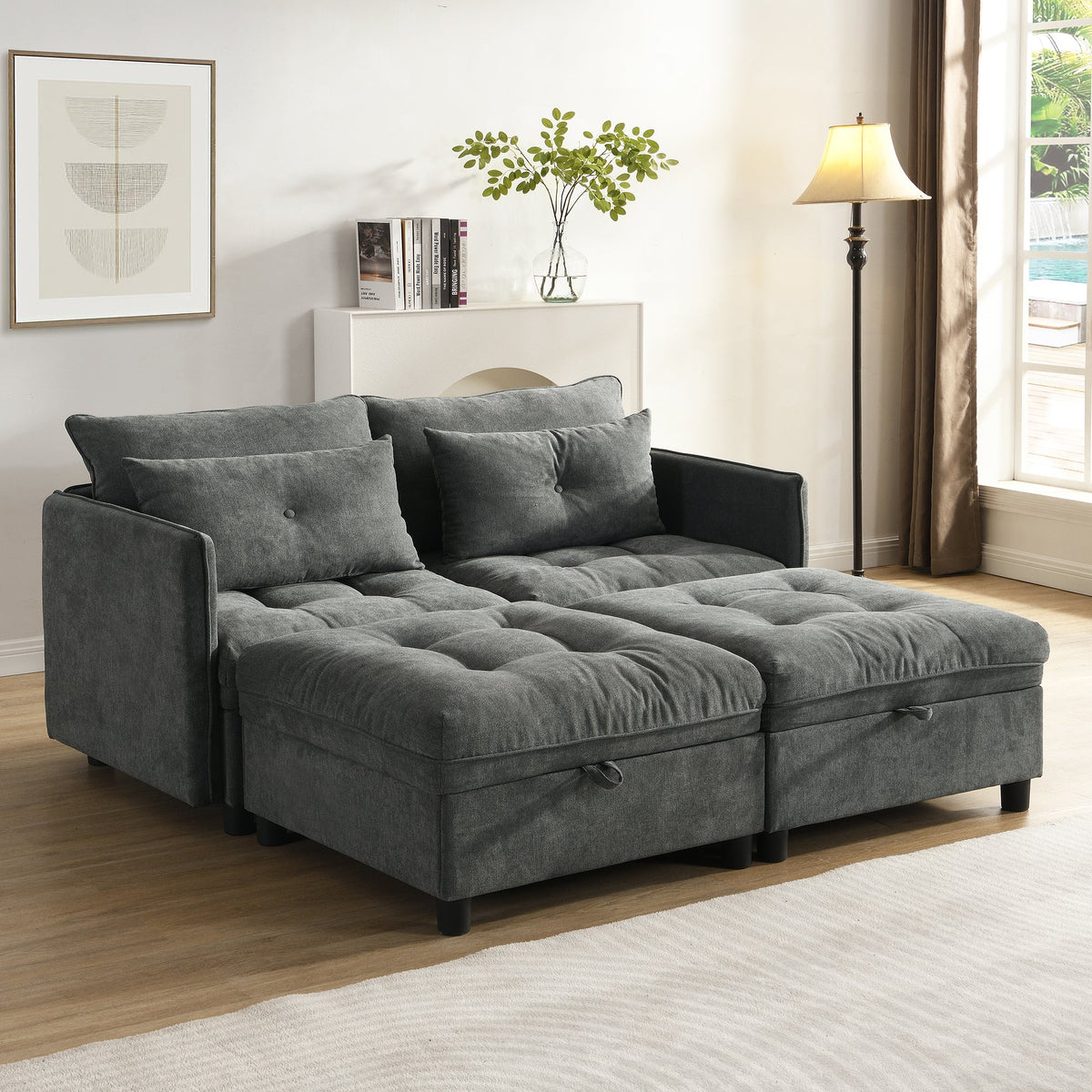 Cloud Modular Sofa 4-Seater Separable Storage Sleeper Chenille