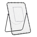 Football Rebounder, Foldable Kickback Wall, 4 Adjustable Levels, Black