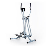 Cross Trainer, Exercise Bike, LCD Display, Adjustable, Steel Gray