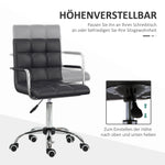 Ergonomic Desk Chair, Height Adjustable with Armrests, Office & Home, Black