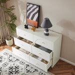 Chest of Drawers with 6 Drawers, White