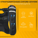 Weight Vest 10 kg Adjustable Strength Training Black Oxford Fabric