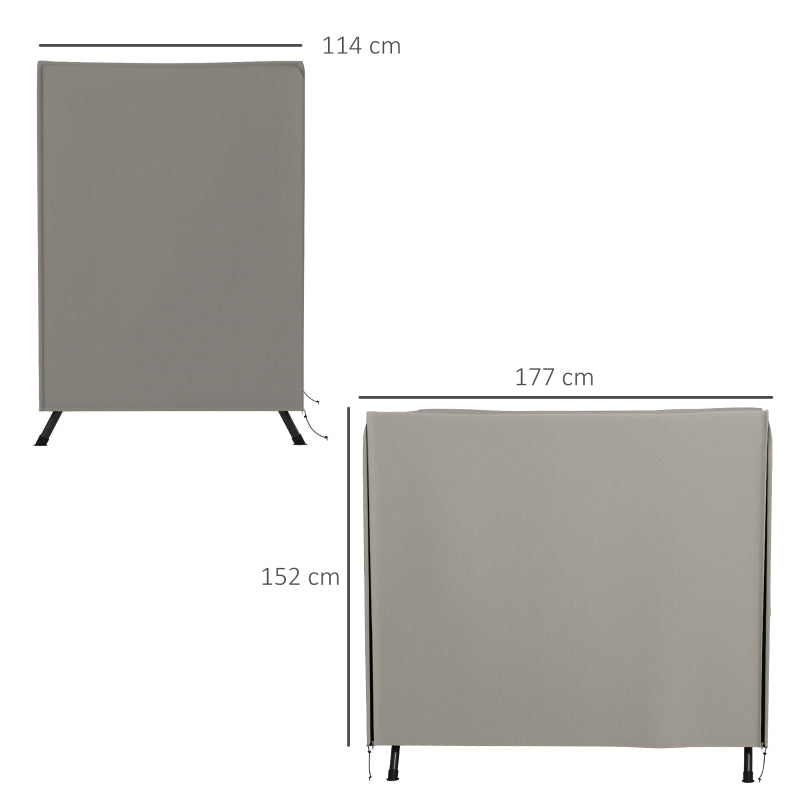 Garden Swing Cover, Waterproof Sun Protection, Oxford Fabric Grey