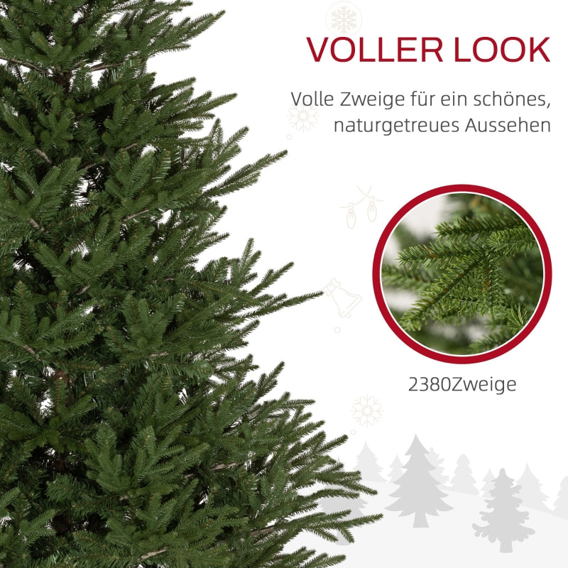 Christmas Tree 183 cm, Realistic, Quick Assembly, Fire-Resistant Plastic
