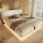 Sofa Bed 90x190cm with Pull-Out Bed & LED Storage, Dark Grey Velvet