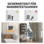 Metal & Glass Display Cabinet 5-Tier 3 Adjustable Shelves 160x50x35cm - Iron