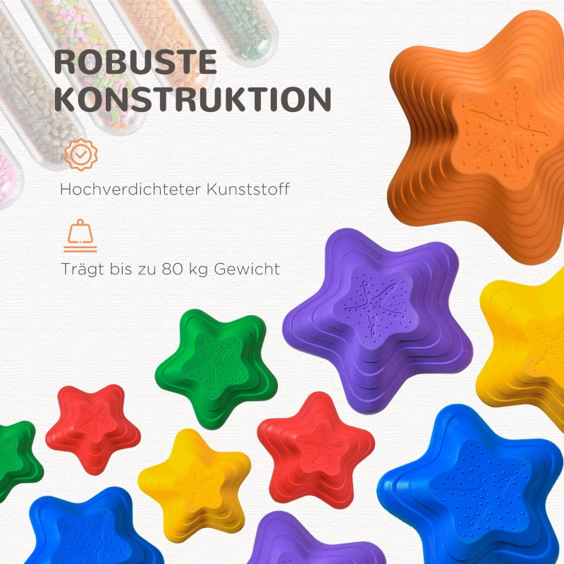 Stacking Toy, River Stones, Balance Stepping Stones, up to 80 kg, Non-Slip