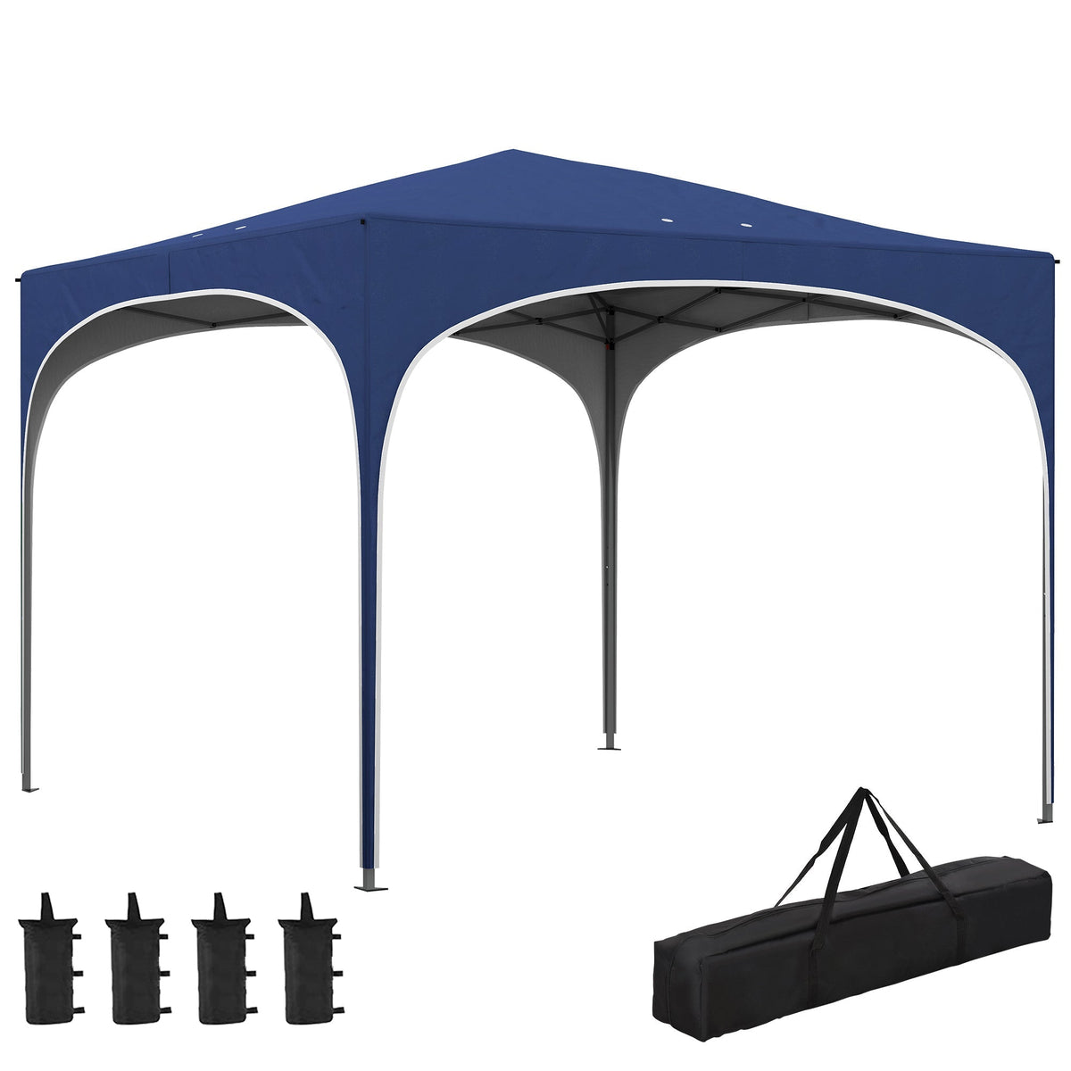 Carrying Bag, Sandbag with Steel Reinforcement, Oxford Blue