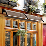Front Door Canopy, Polycarbonate, Brown