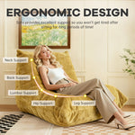 FTMMC-HUANGSE Bean Bag Chair 5-Way Support, Yellow