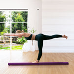 Foldable Balance Beam, Non-Slip, Suede, Purple