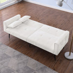 Futon Sofa Bed, Modern 68" Convertible Sleeper Couch, Small Spaces