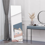 Standing Mirror, Freestanding Full Length Dressing Mirror with Stand, Aluminum