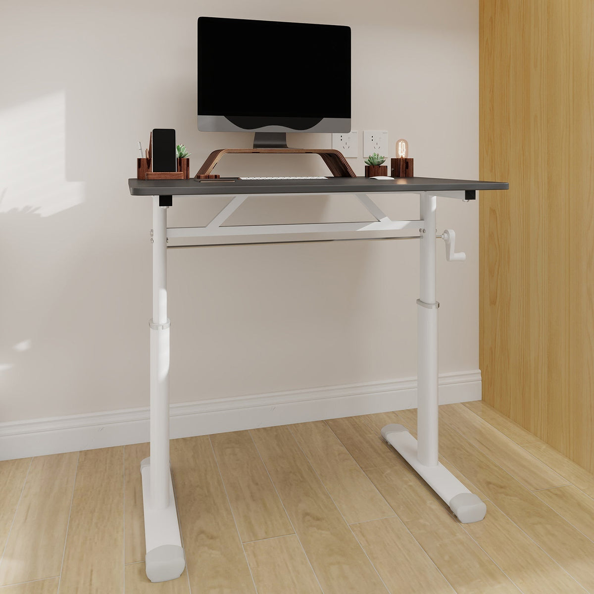 Adjustable Study Desk: Height-Adjustable, Multi-Purpose Home/Office Desk, Compact Design