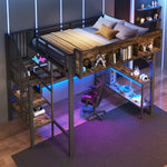 Upholstered Bed 140x200cm with Mattress, Dark Grey Linen
