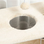 Cat Tree, with Toys and Cat Bed, 60x30x76 cm, Natural